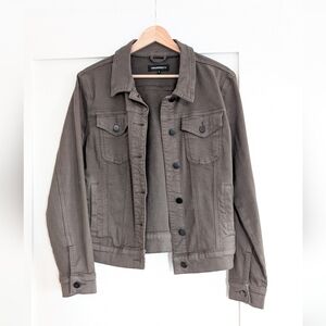 Women's Army Green Denim Jacket